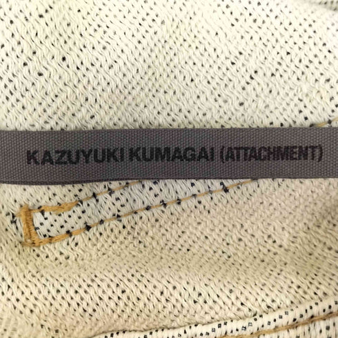 カズユキクマガイアタッチメント KAZUYUKI KUMAGAI ATTACHMENT ボタンフライスリムデニムパンツ メンズ JPN:2